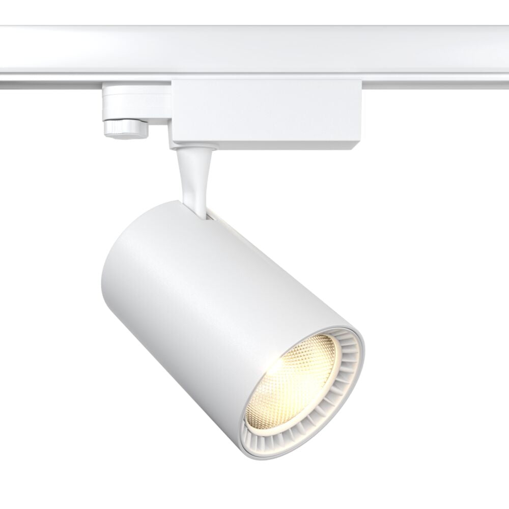 Spot pentru sina 3 faze din Aluminiu Alb D9xH20cm 26W 2800lm 4000K Vuoro