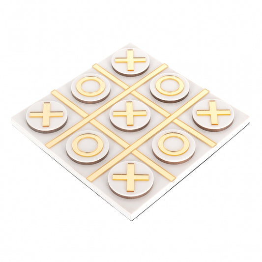 Joc tic tac toe din Rasina Transparent H2.5xL26cm Maylie Richmond Interiors