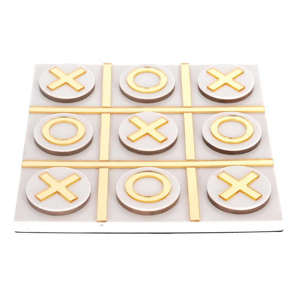 Joc tic tac toe din Rasina Transparent H2.5xL26cm Maylie Richmond Interiors