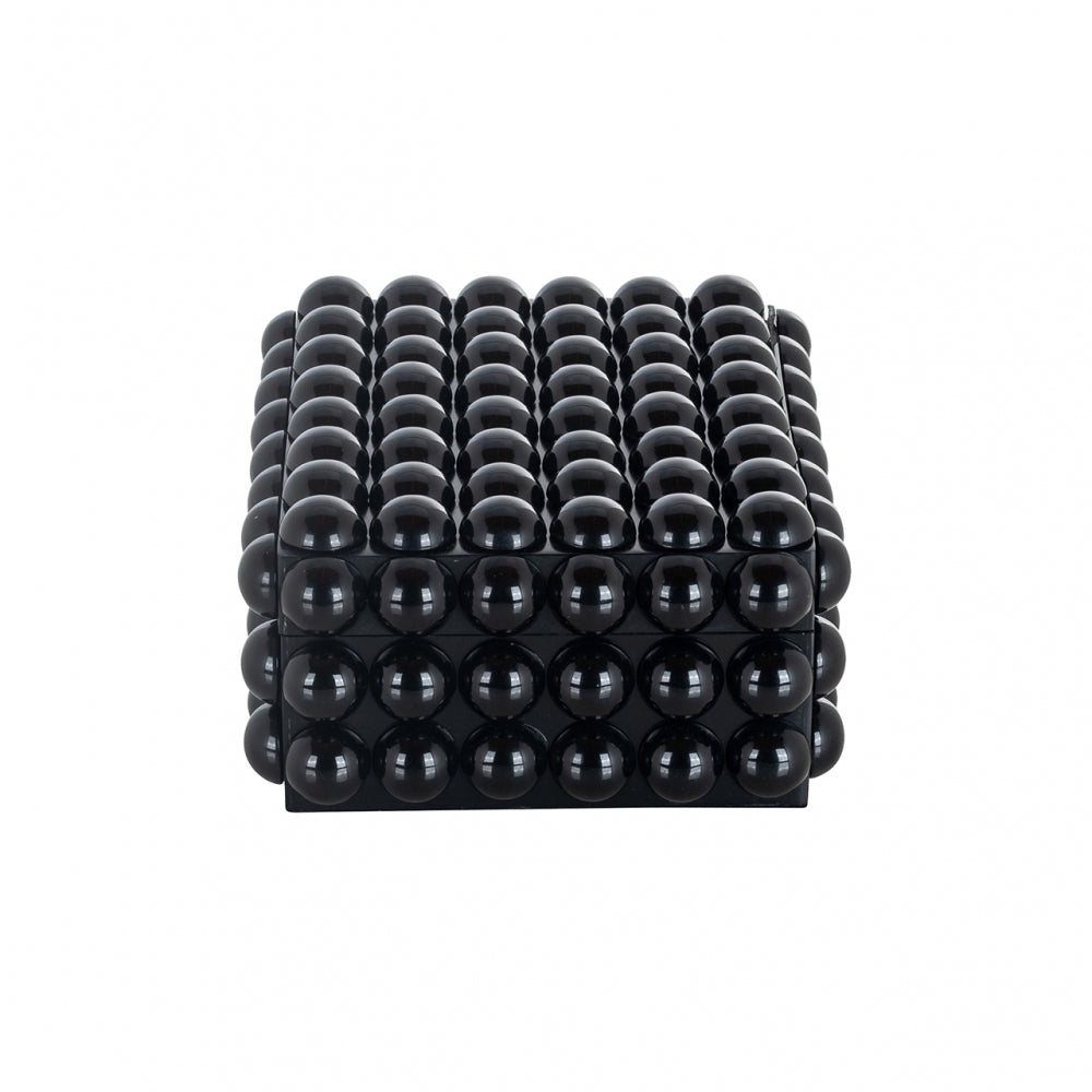 Cutie de bijuterii din Rasina Negru H10.5xL25cm Batool Richmond Interiors