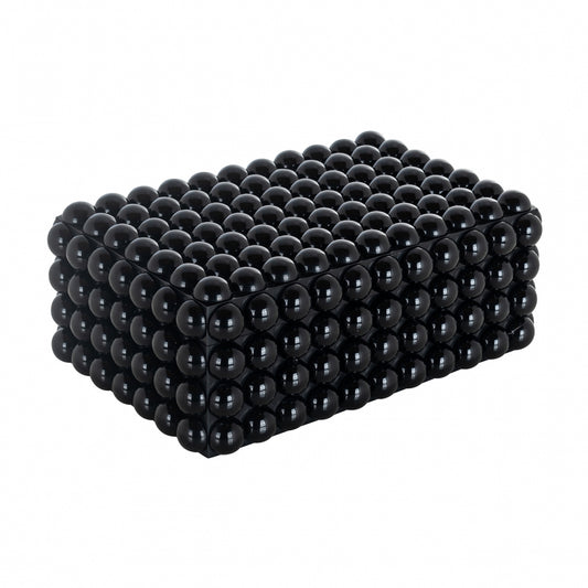 Cutie de bijuterii din Rasina Negru H13xL33cm Batool Richmond Interiors