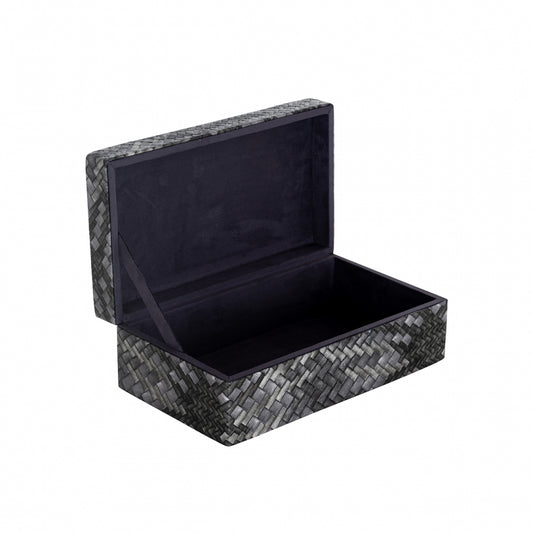 Cutie de bijuterii din MDF Gri H12.5xL23.5cm Myrth Richmond Interiors