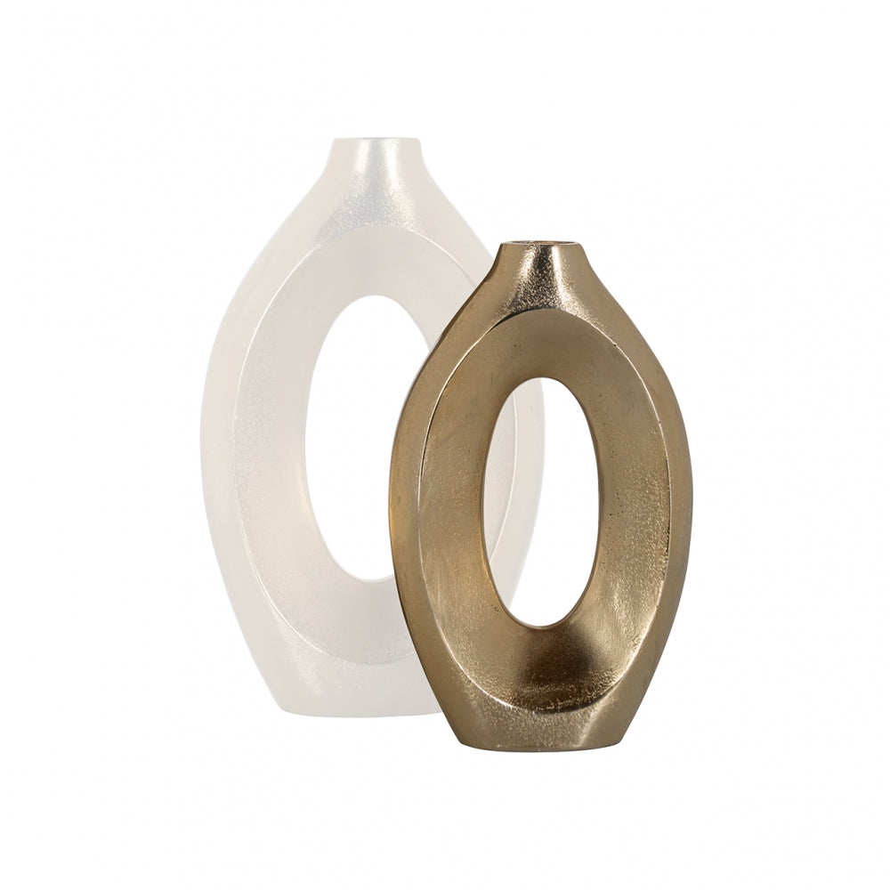 Vaza din Aluminiu Auriu L19xH31cm Alma Richmond Interiors