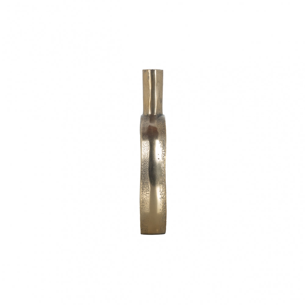 Vaza din Aluminiu Auriu L15xH31cm Emar Richmond Interiors