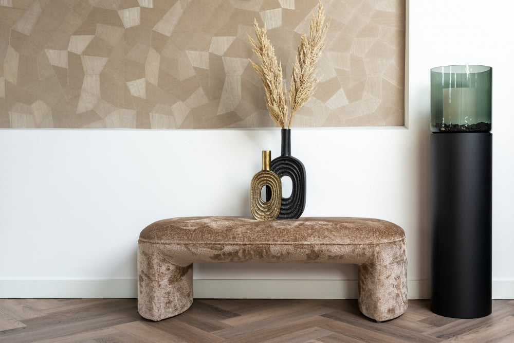 Vaza din Aluminiu Auriu L15xH31cm Emar Richmond Interiors