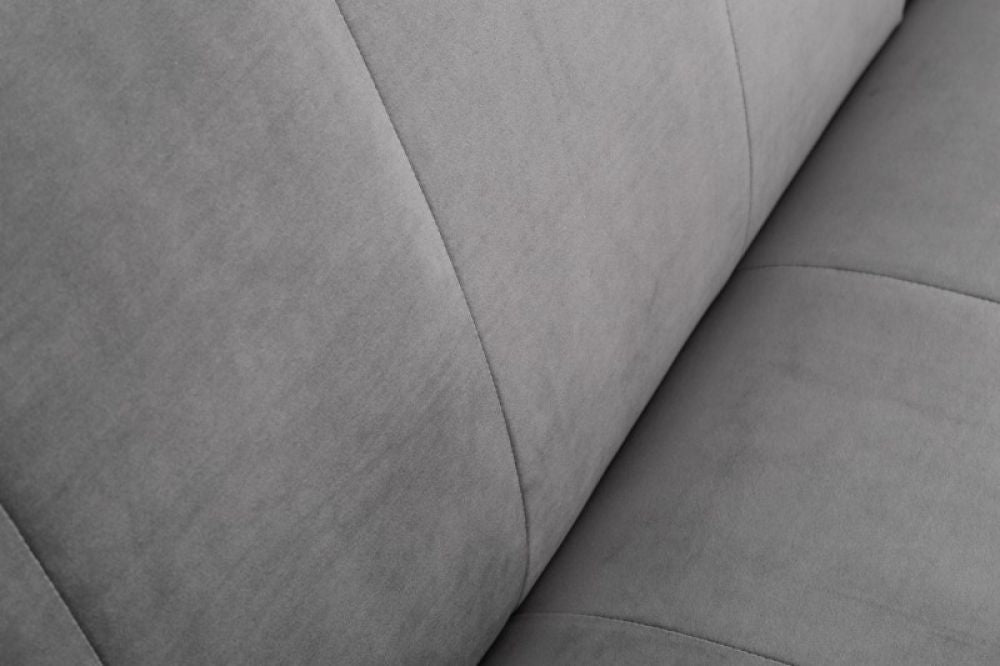 Canapea extensibila din Catifea Gri 215cm Divani II