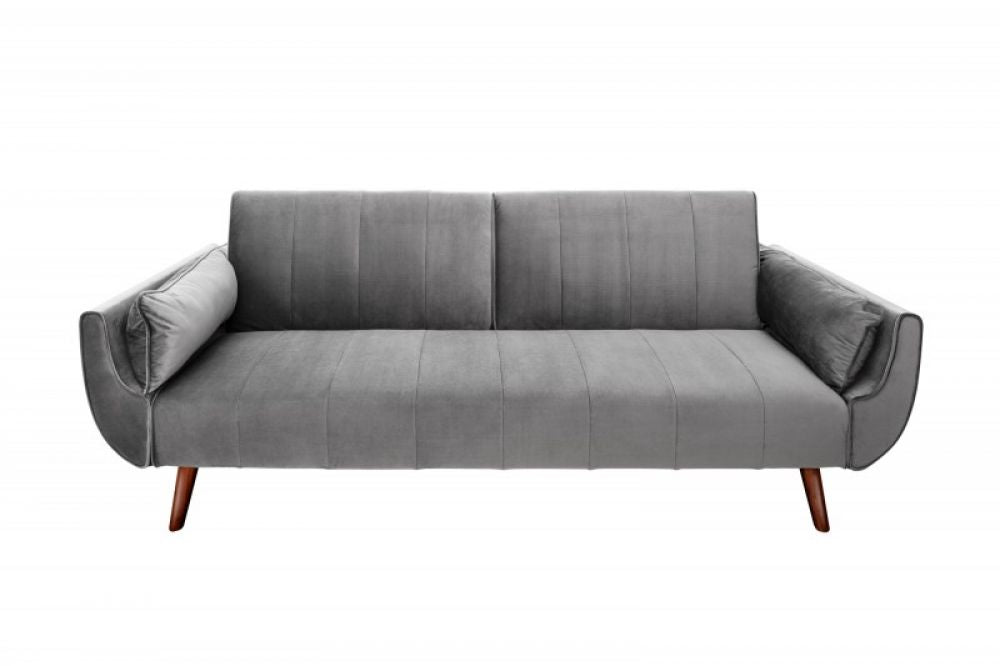 Canapea extensibila din Catifea Gri 215cm Divani II