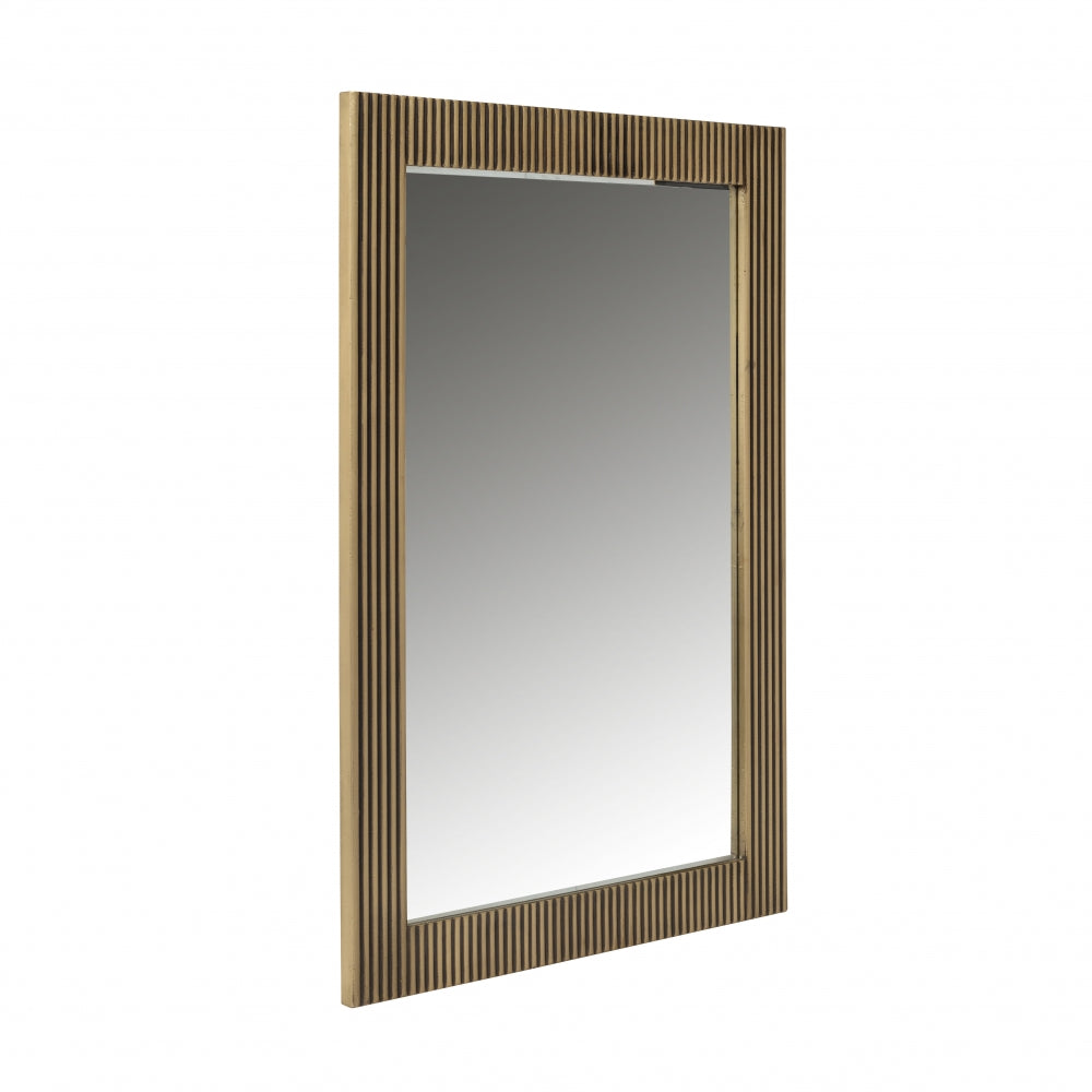 Oglinda Dreptunghiulara cu rama din Metal Auriu H104.5xL71cm Ironville Richmond Interiors