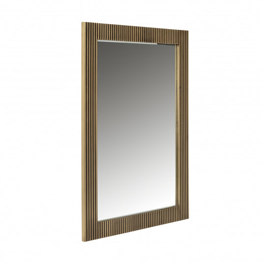 Oglinda Dreptunghiulara cu rama din Metal Auriu H104.5xL71cm Ironville Richmond Interiors