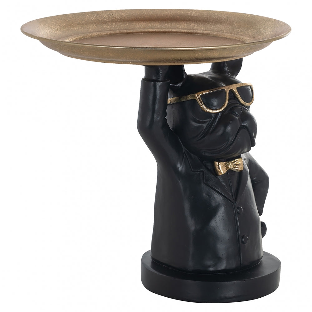 Tava decorativa din Polirasina Negru H36xLcm Sonny Richmond Interiors