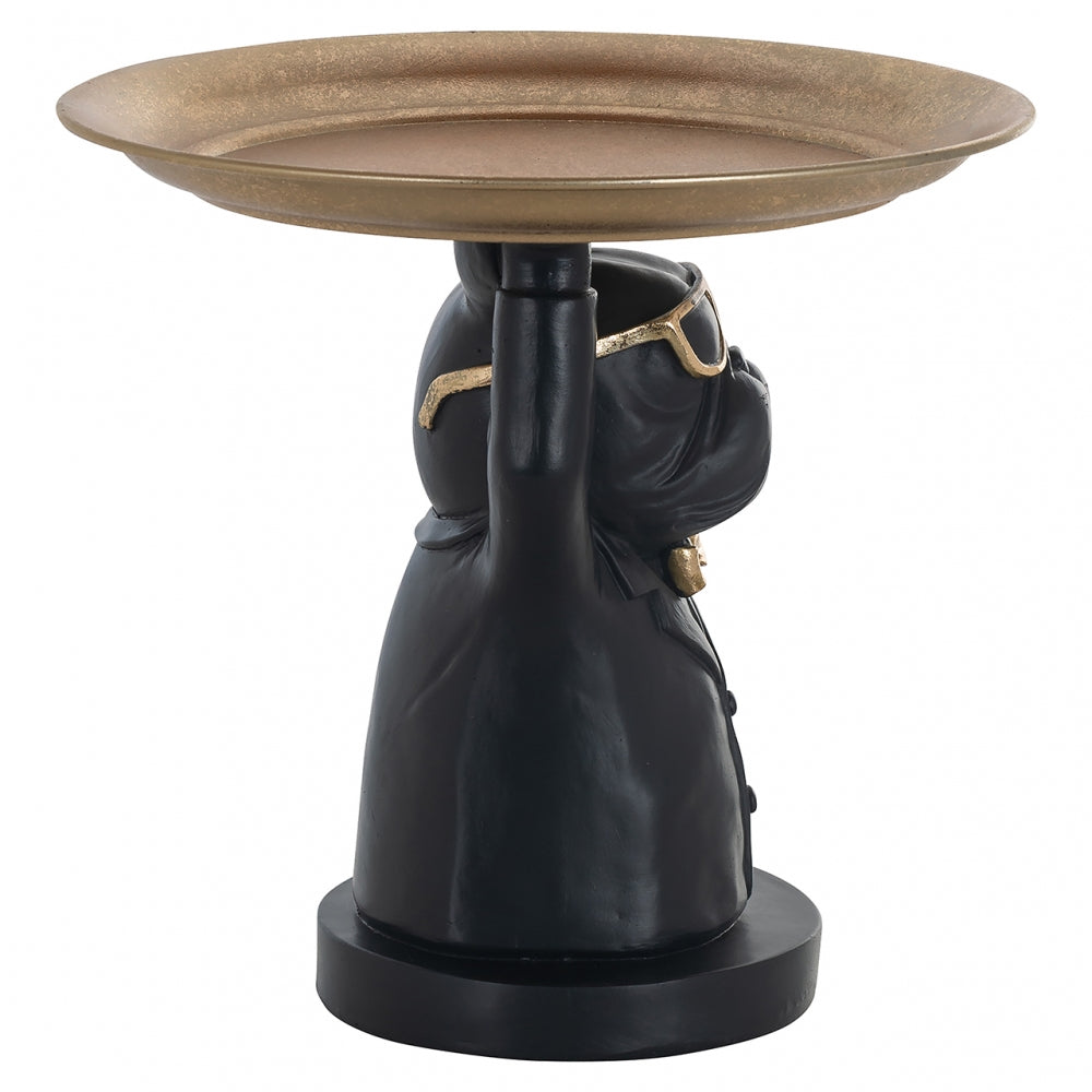 Tava decorativa din Polirasina Negru H36xLcm Sonny Richmond Interiors