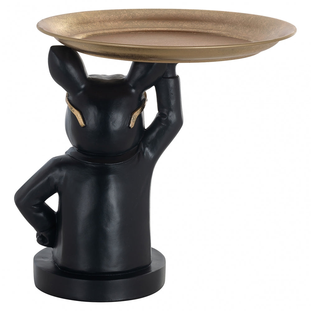 Tava decorativa din Polirasina Negru H36xLcm Sonny Richmond Interiors
