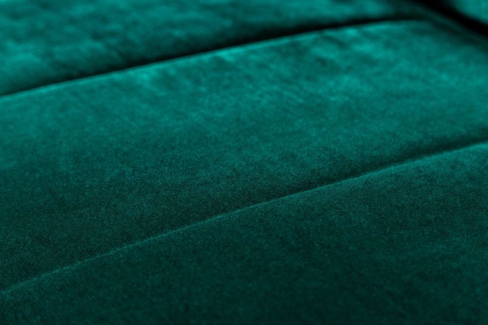 Canapea extensibila tapitata cu catifea Verde 215cm Divani II