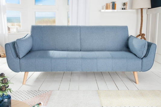 Canapea extensibila din Stofa Albastru deschis L215cm Divani II