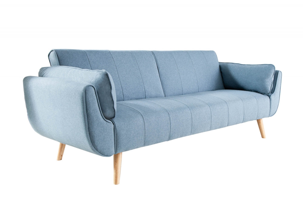 Canapea extensibila din Stofa Albastru deschis L215cm Divani II