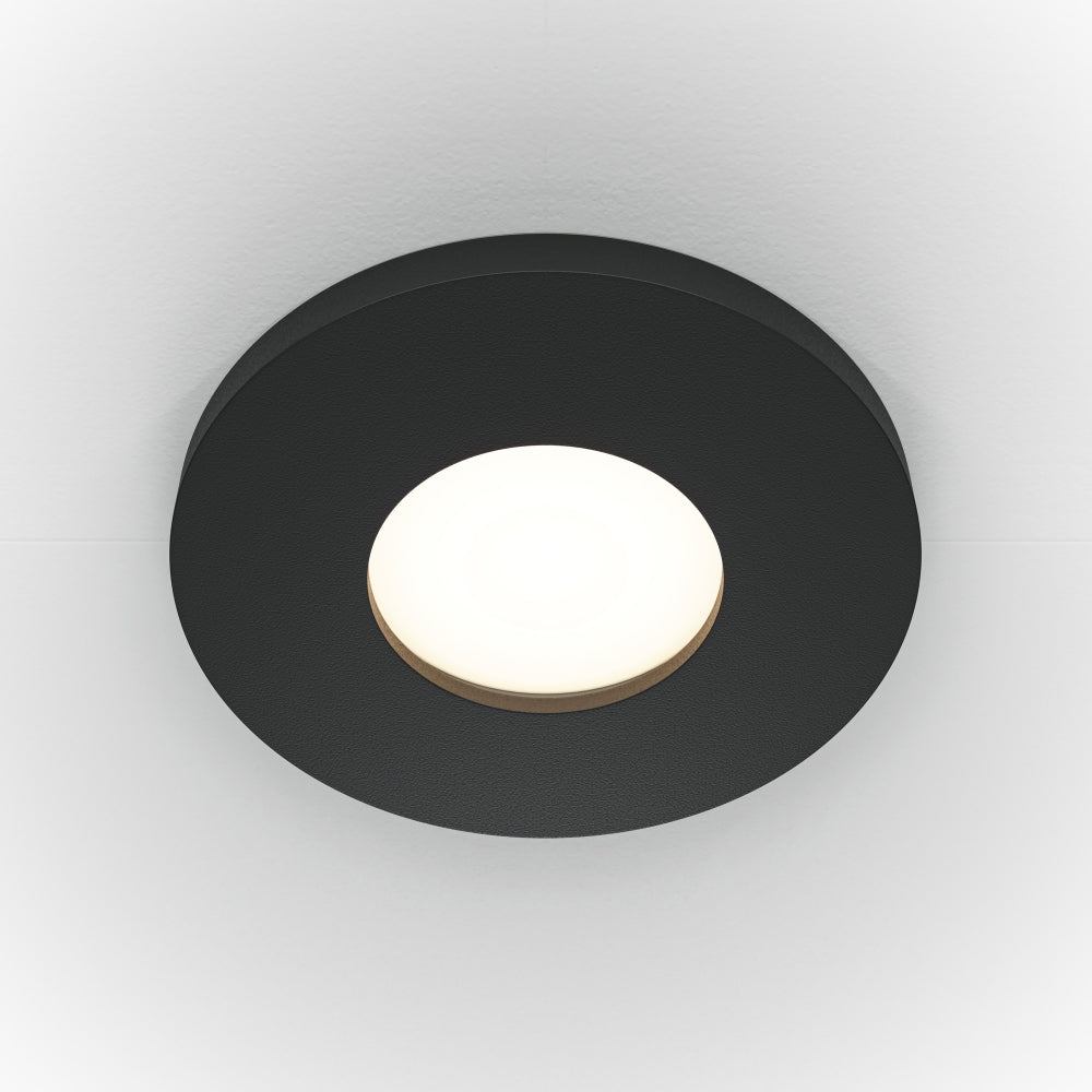 Spot incastrat din Aluminiu Negru GU10 50W D8xH3cm Stark