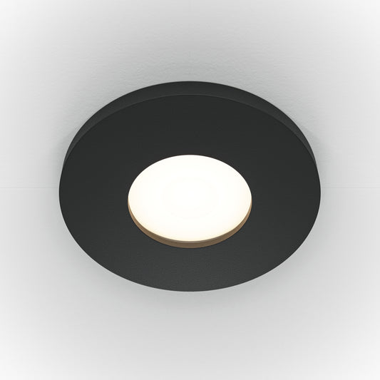 Spot incastrat din Aluminiu Negru GU10 50W D8xH3cm Stark