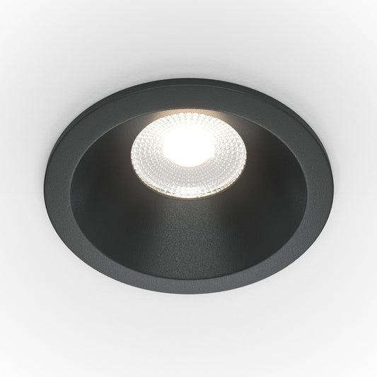 Spot incastrat din Aluminiu Negru 12W 890lm 3000k D9xH9cm Zoom