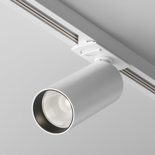 Spot pentru sina monofazata Unity din Aluminiu Alb 12W 900lm 4000k L13xH16cm Focus LED