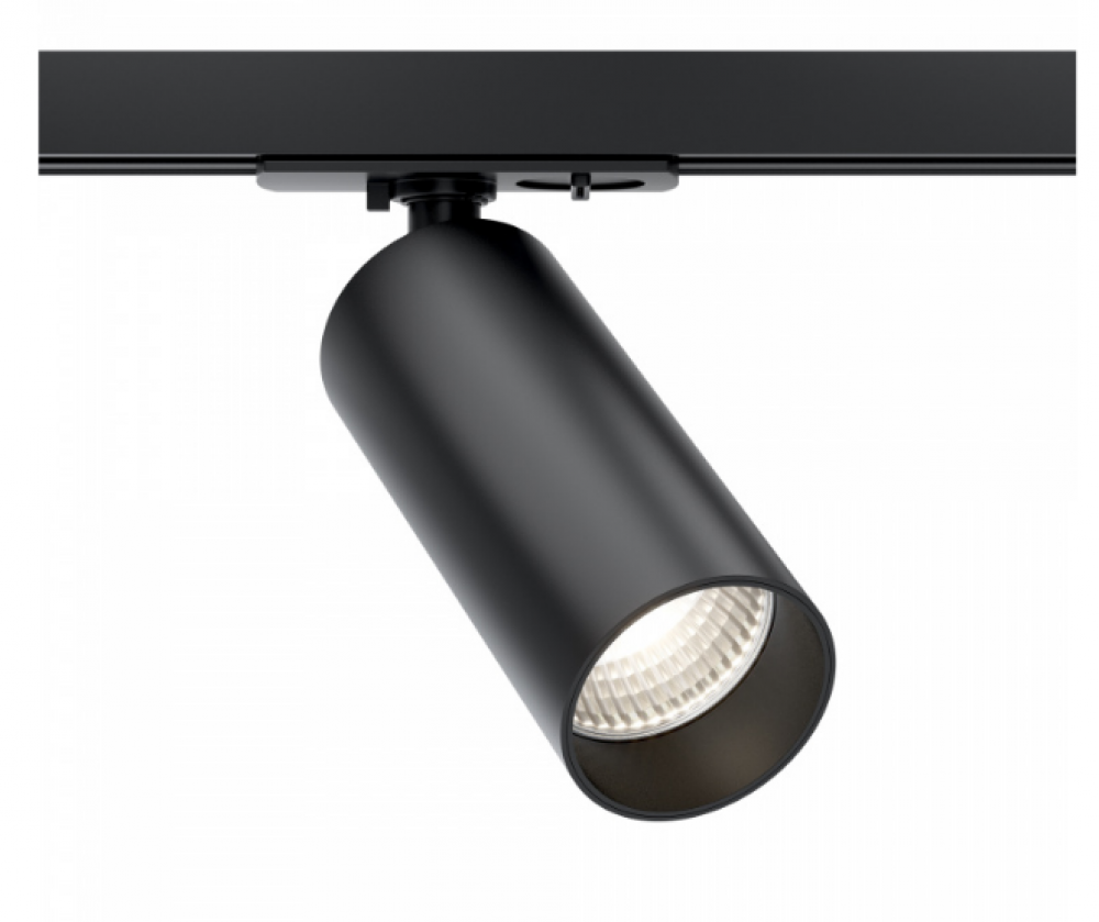 Spot pentru sina monofazata Unity din Aluminiu Negru 12W 900lm 3000k L13xH16cm Focus LED
