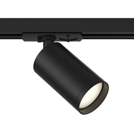 Spot pentru sina monofazata Unity din Aluminiu Negru GU10 10W L9xH13cm Focus S