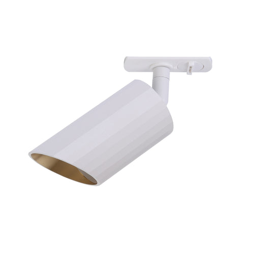 Spot pentru sina monofazata Unity din Aluminiu Alb GU10 35W L12xH17cm Lipari