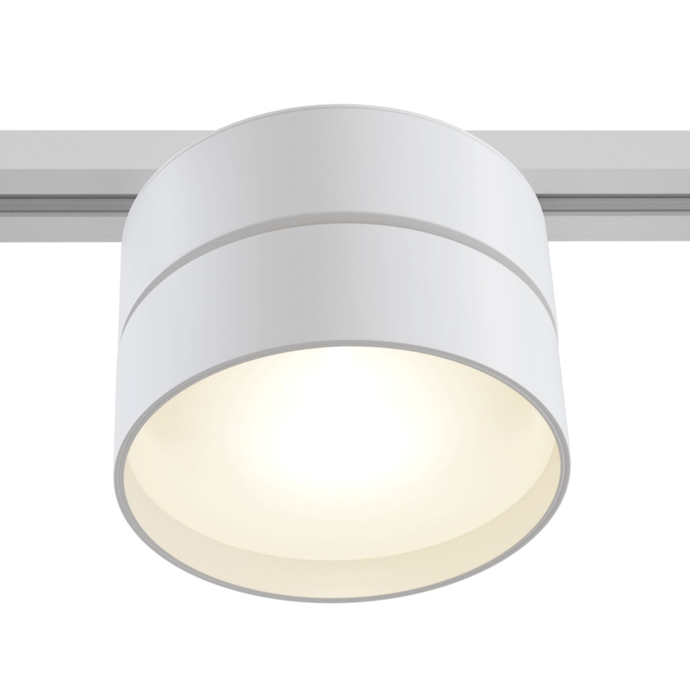 Spot pentru sina monofazata Unity din Aluminiu Alb 18W 1400lm 3000k D12xH11cm ONDA