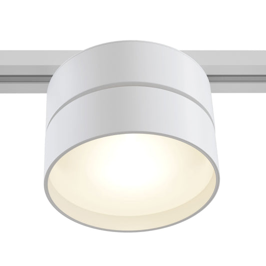 Spot pentru sina monofazata Unity din Aluminiu Alb 18W 1500lm 4000k D12xH11cm ONDA