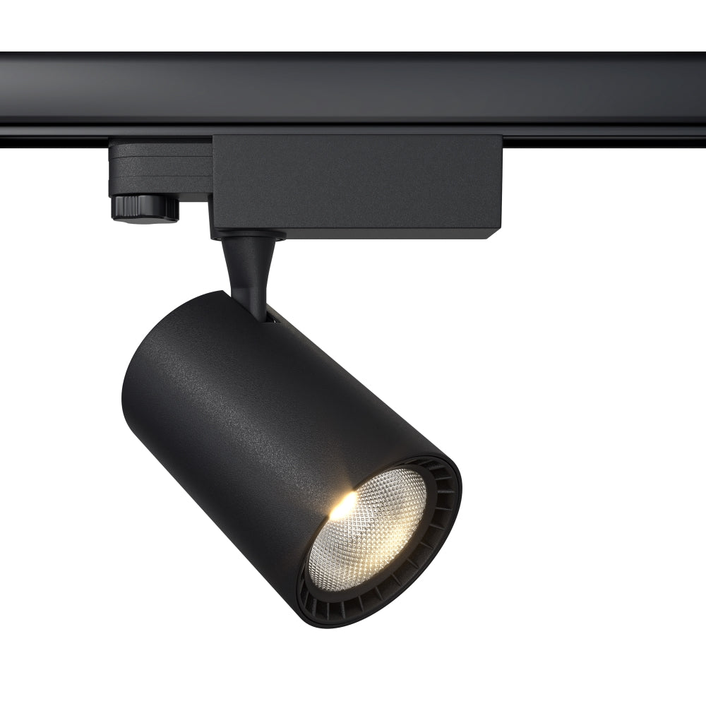 Spot pentru sina monofazata Unity din Aluminiu Negru 26W 2800lm 4000k L14xH17cm Vuoro
