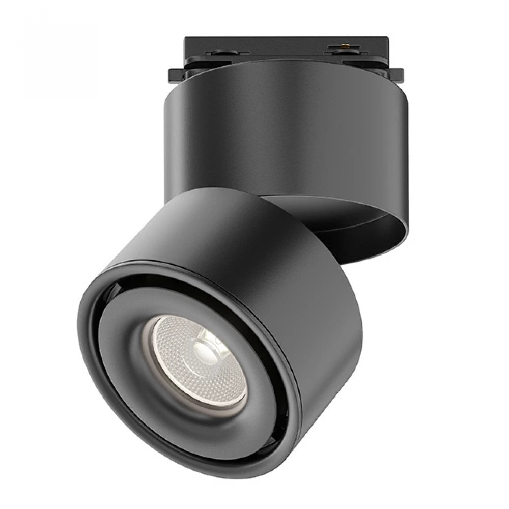 Spot pentru sina monofazata Unity din Aluminiu Negru 15W 820lm 4000k D10xH14cm Yin