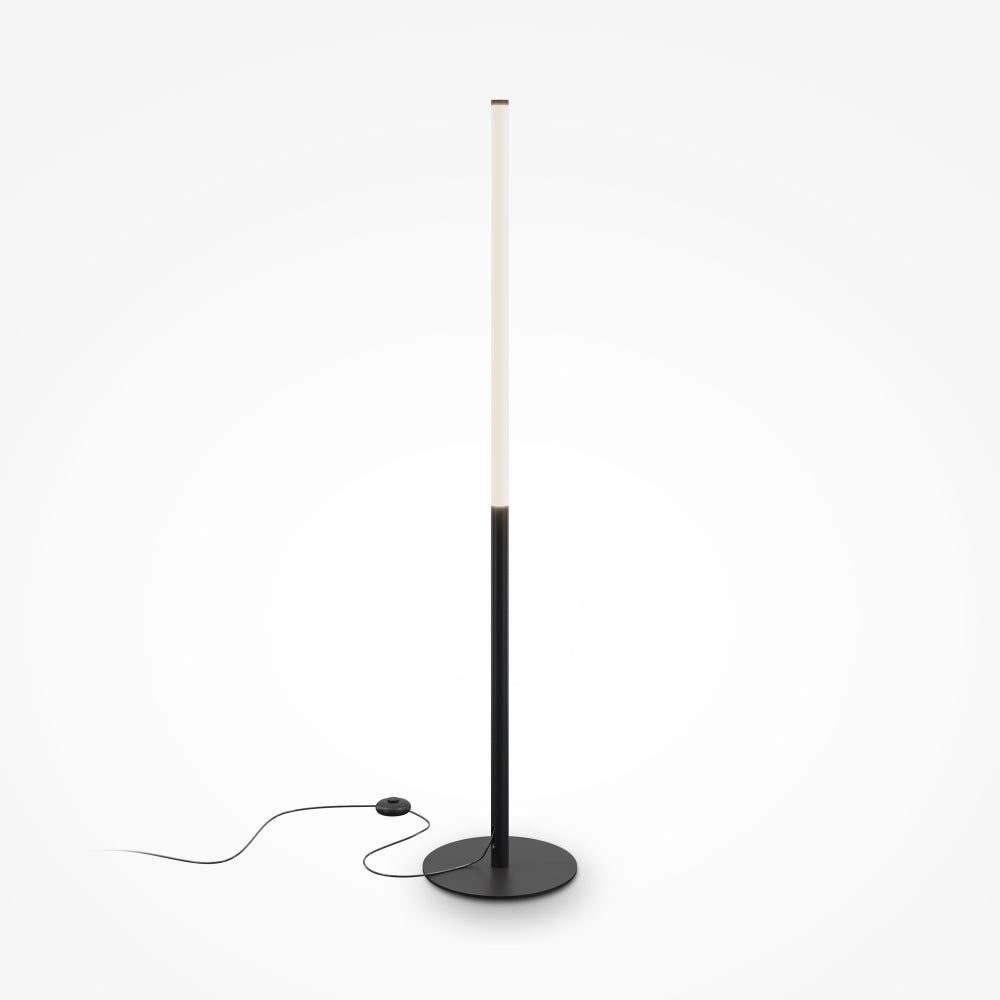 Lampa de podea din Aluminiu Negru 18W 2100lm 3000k D3xH130cm Ray