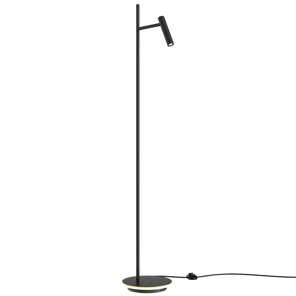 Lampa de podea din Metal Negru 11W 730lm 3000k L139xH139cm Estudo