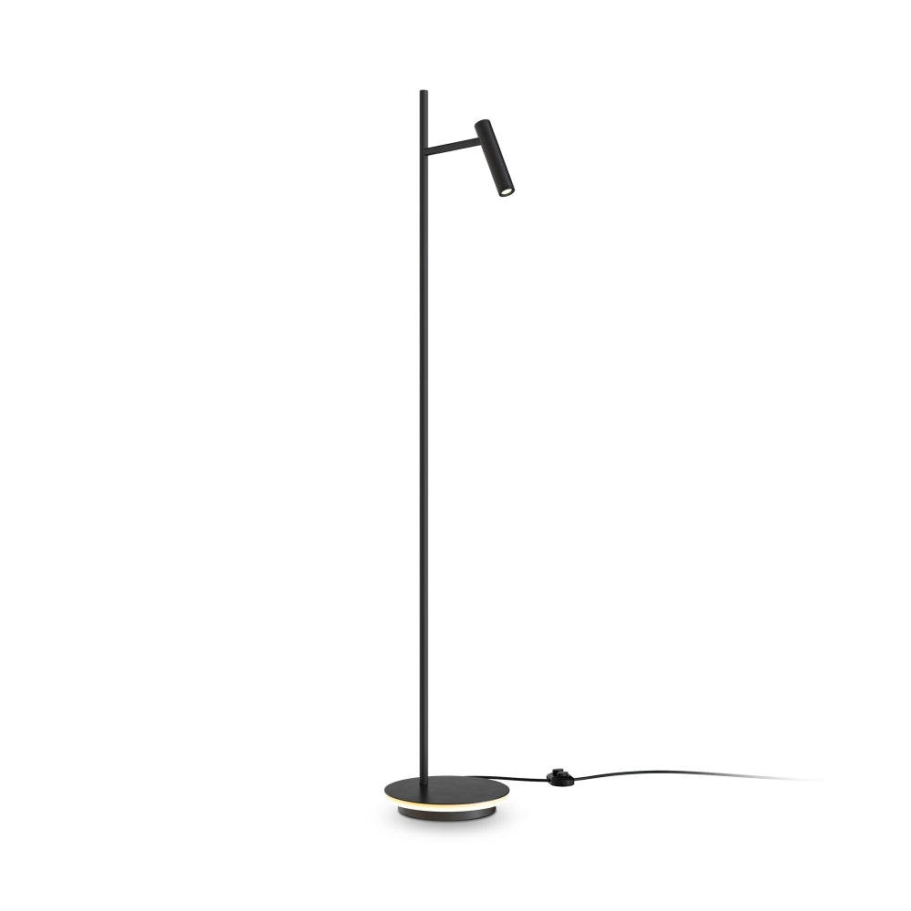 Lampa de podea din Metal Negru 11W 730lm 3000k L139xH139cm Estudo