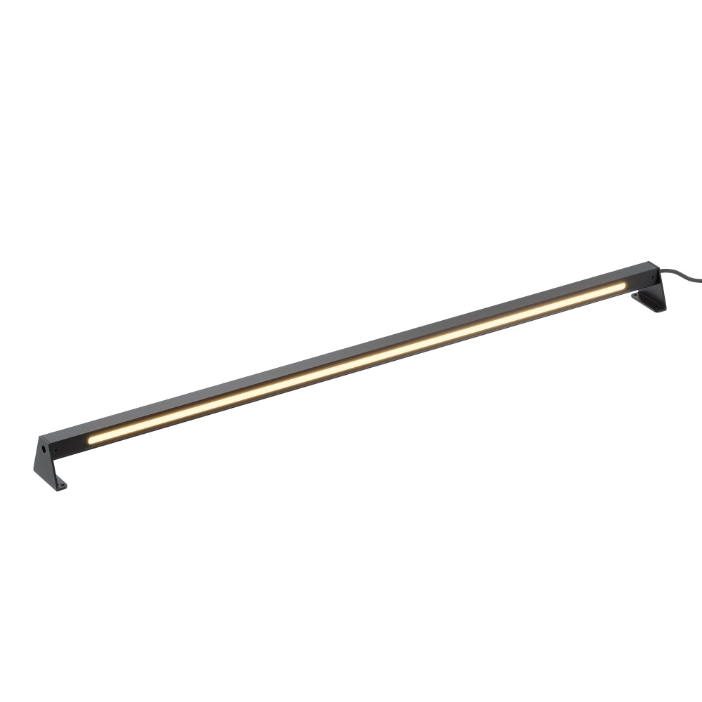 Aplica de perete pentru exterior din Aluminiu Negru 15W 1000lm 3000k L100xH6cm Edge