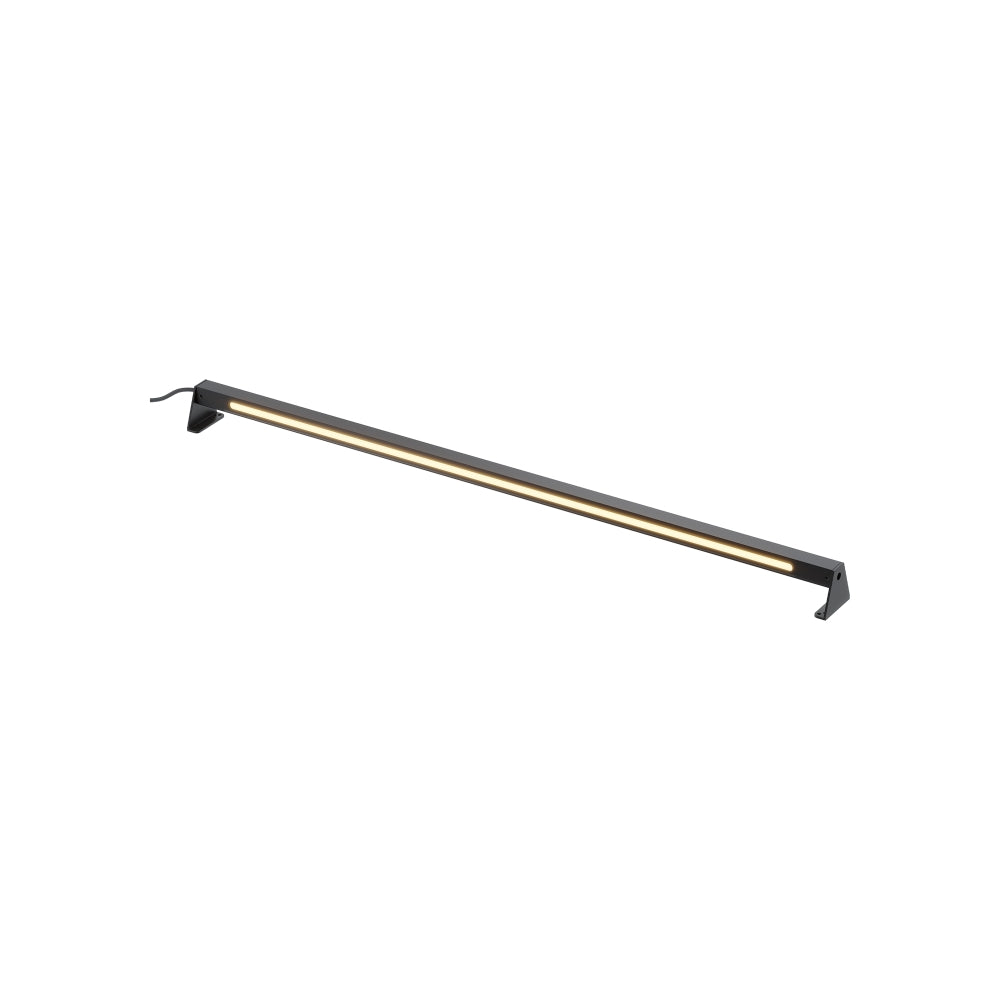 Aplica de perete pentru exterior din Aluminiu Negru 15W 1000lm 3000k L100xH6cm Edge