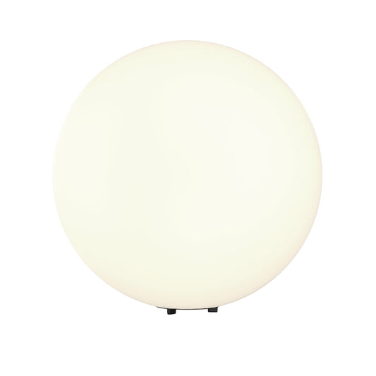 Stalp de iluminat exterior din Plastic Alb cu 1 bec E27 30W L50xH49cm Erda