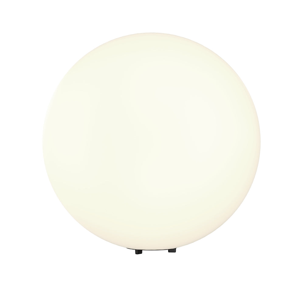 Stalp de iluminat exterior din Plastic Alb cu 1 bec E27 30W L50xH49cm Erda