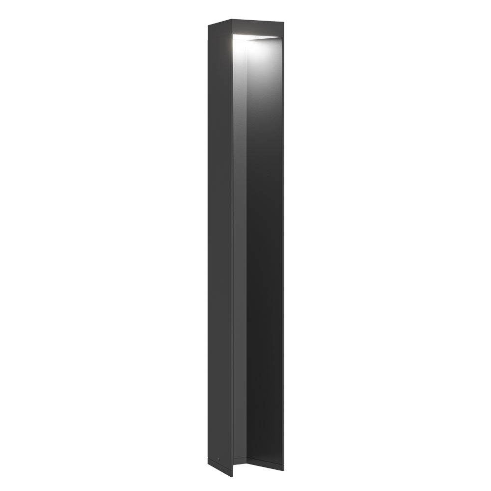 Stalp de iluminat exterior din Aluminiu Gri 9W 450lm 4000k D9xH65cm Essen