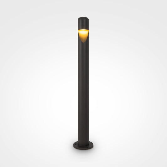 Stalp de iluminat exterior din Metal Gri inchis 5W 200lm 3000k D5xH60cm Hagen