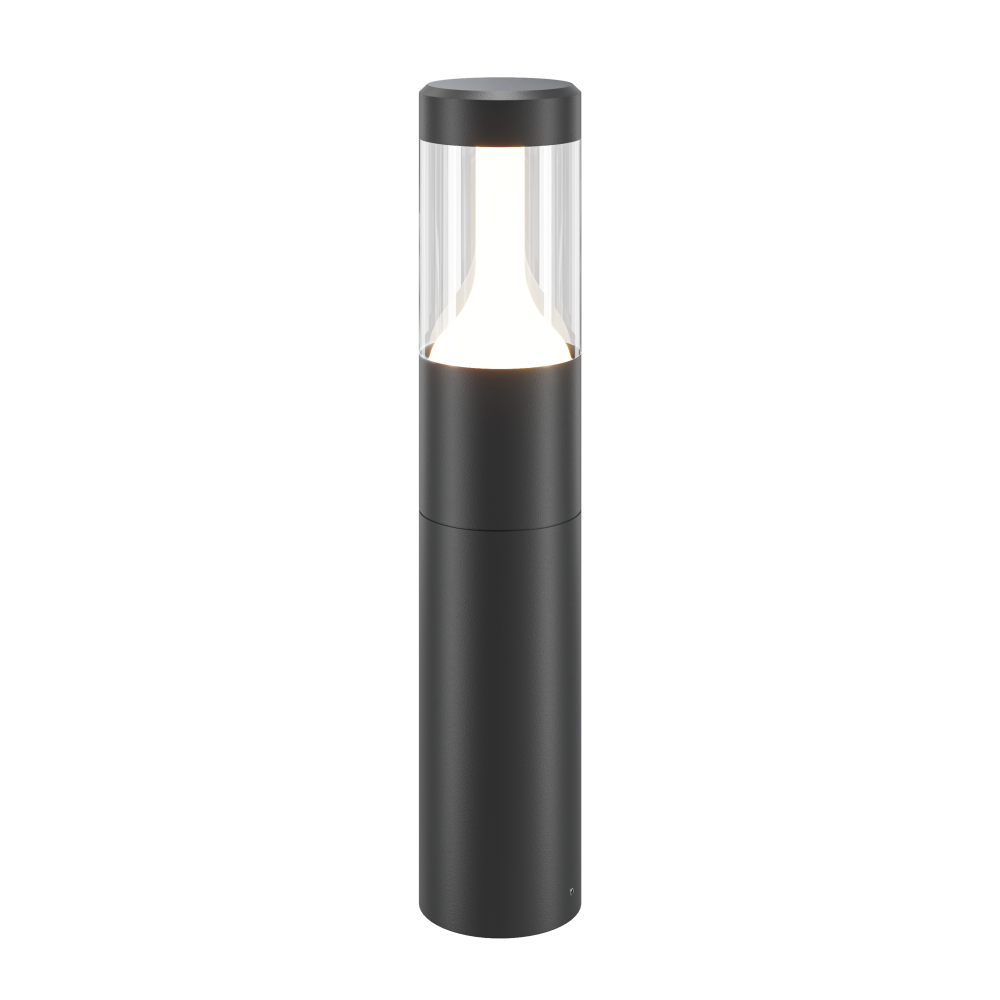 Stalp de iluminat exterior din Aluminiu Negru 8W 450lm 4000k D9xH45cm Koln
