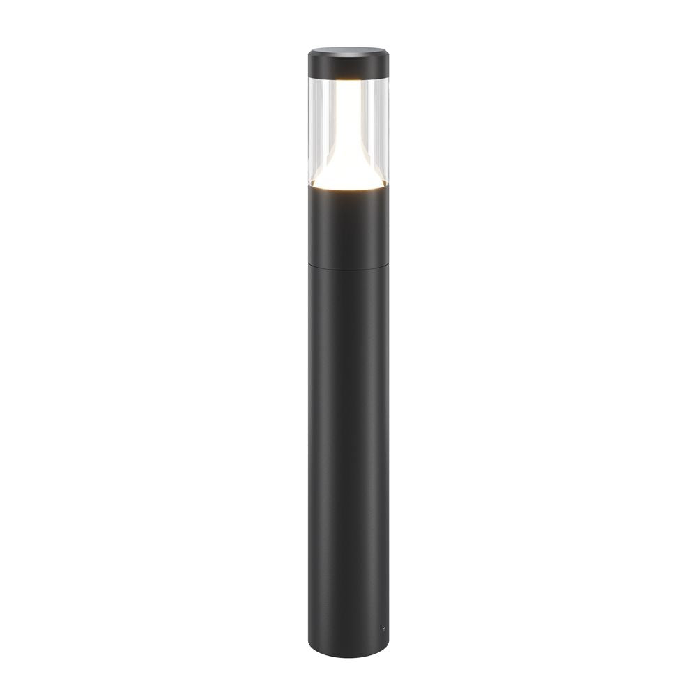 Stalp de iluminat exterior din Aluminiu Negru 8W 450lm 4000k D9xH65cm Koln