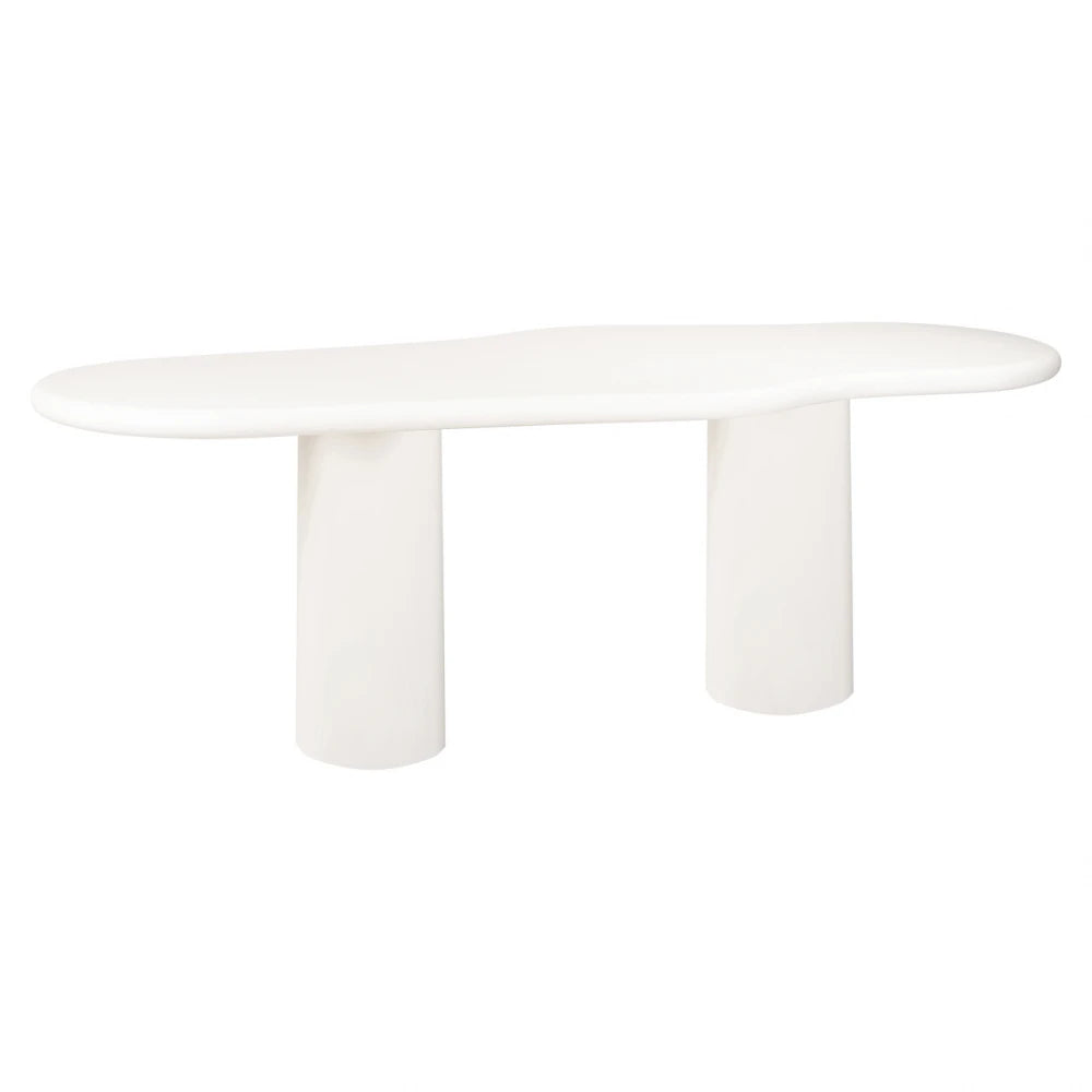 Masa Asimetrica de 8-12 persoane din MDF Alb L260xH76cm Bloomstone Richmond Interiors
