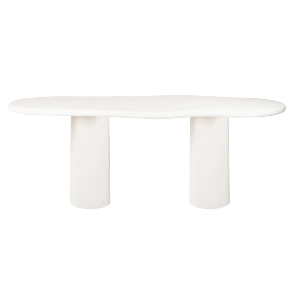 Masa Asimetrica de 8-12 persoane din MDF Alb L260xH76cm Bloomstone Richmond Interiors