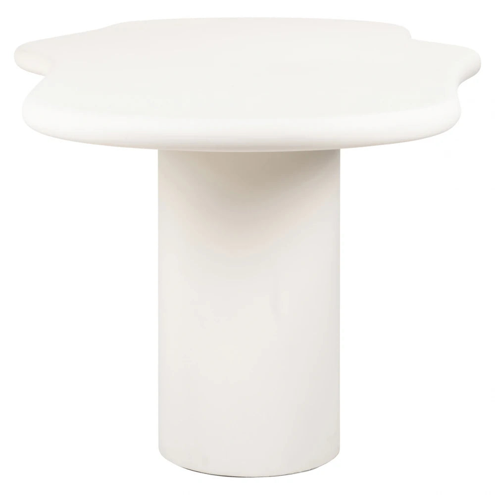 Masa Asimetrica de 8-12 persoane din MDF Alb L260xH76cm Bloomstone Richmond Interiors