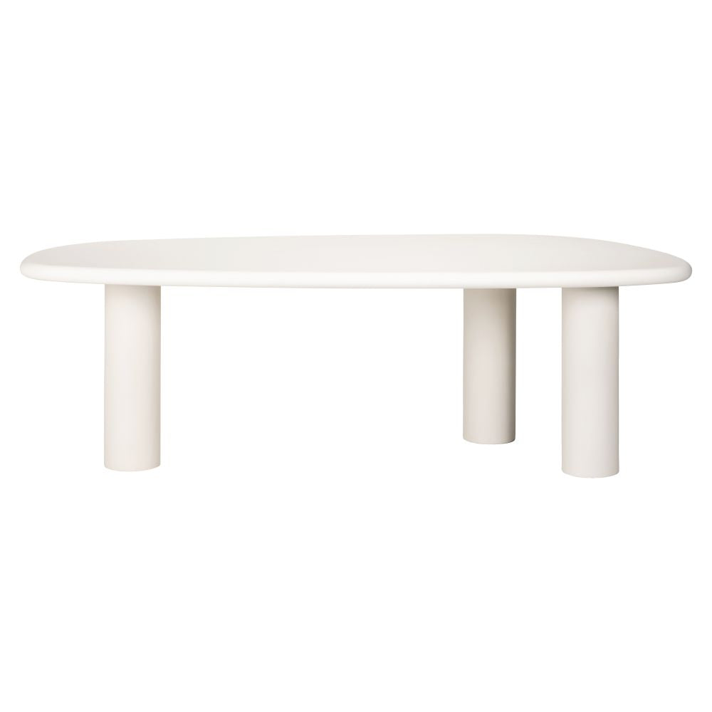Masa Asimetrica de 8-10 persoane din MDF Alb L230xH78cm Bloomstone Richmond Interiors