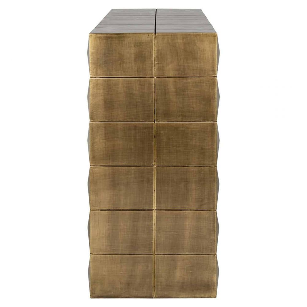 Consola din Alama si MDF Auriu L138xH76cm Collada Richmond interiors
