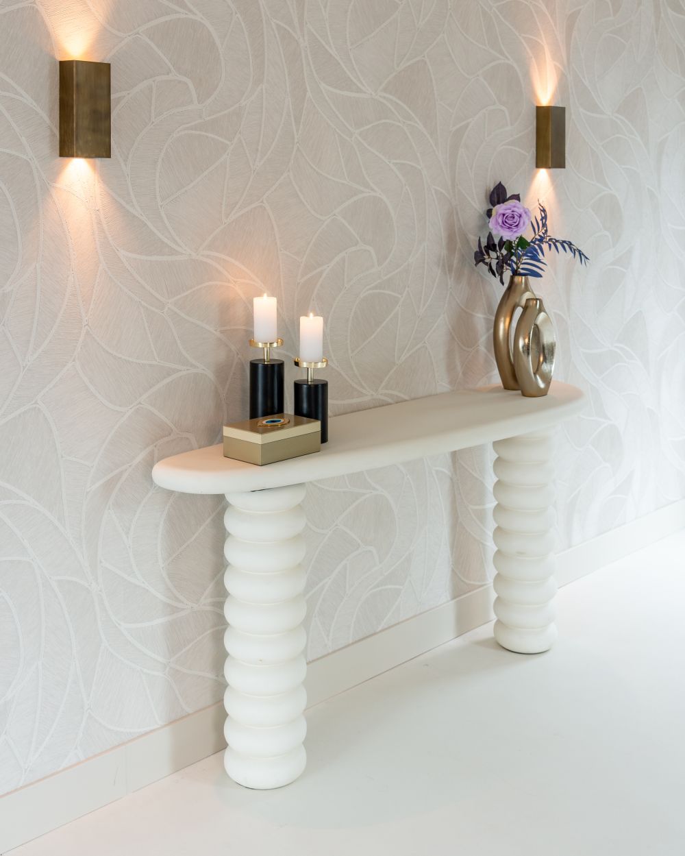 Consola din MDF Alb L170xH82cm Bloomstone Richmond interiors