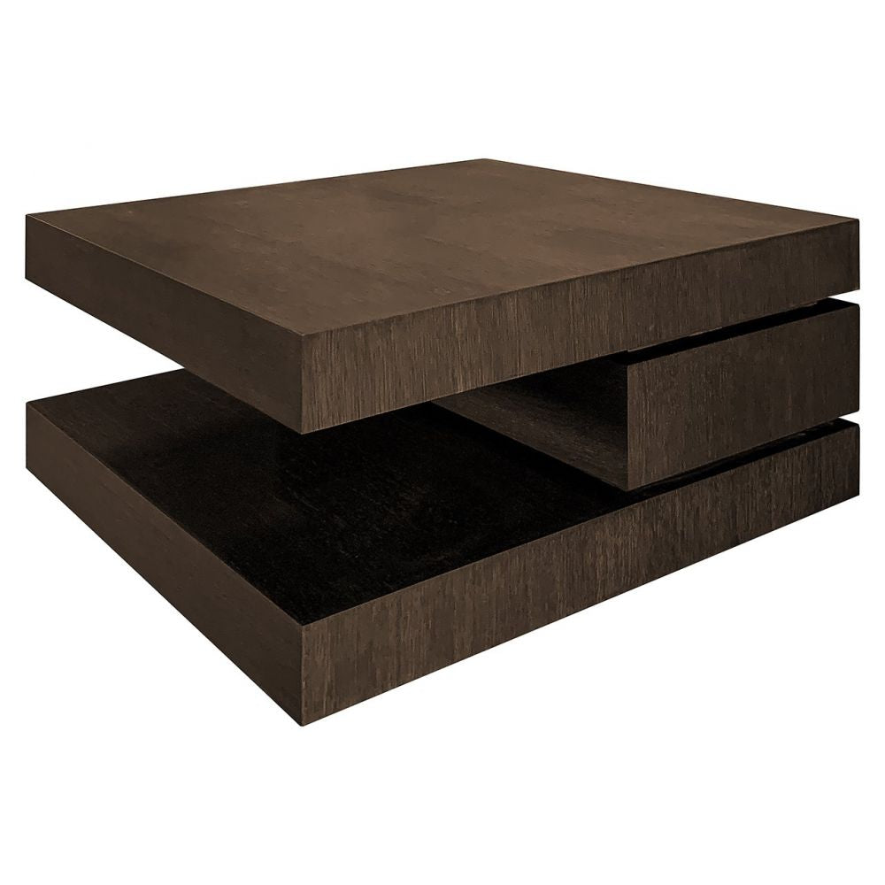 Masuta de cafea Patrata din Furnir de stejar Maro L90xH42cm Oakura Richmond Interiors