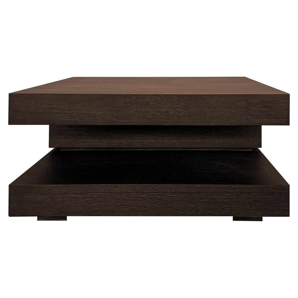 Masuta de cafea Patrata din Furnir de stejar Maro L90xH42cm Oakura Richmond Interiors