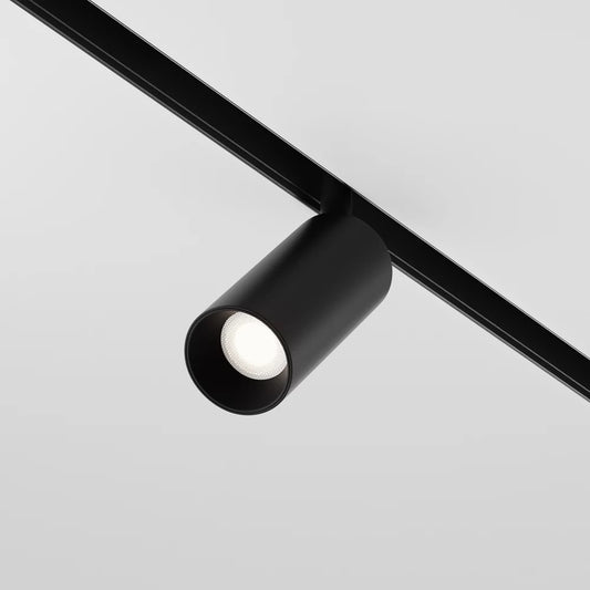 Spot pentru sina incastrata Exility din Aluminiu Negru H15xD4.5cm IP 20 5W 380lm 4000k Focus LED